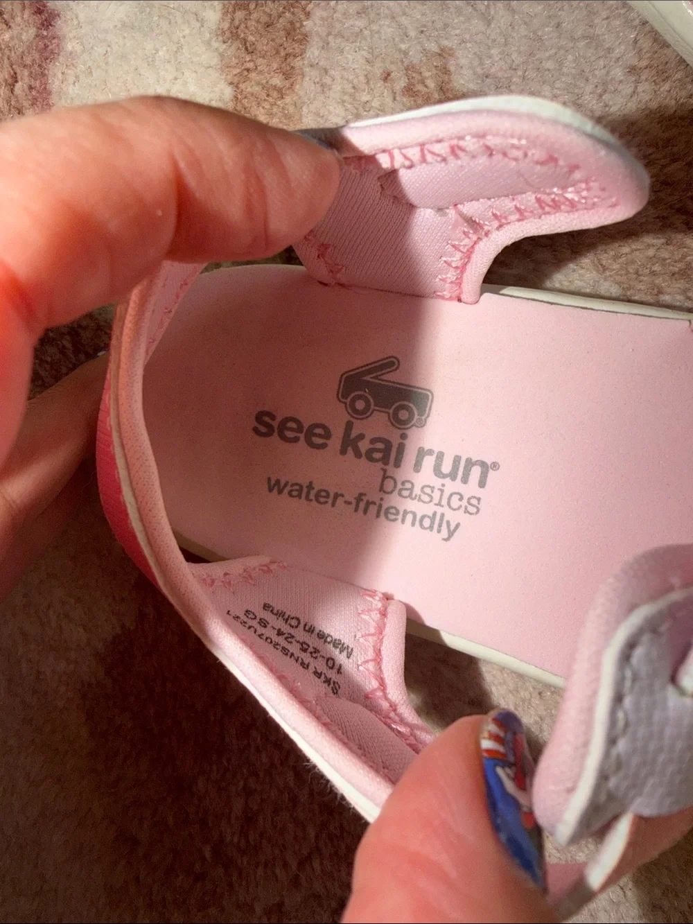 See Kai Run Girls Pastel Strappy Sandals in Pink, Mint, Yellow